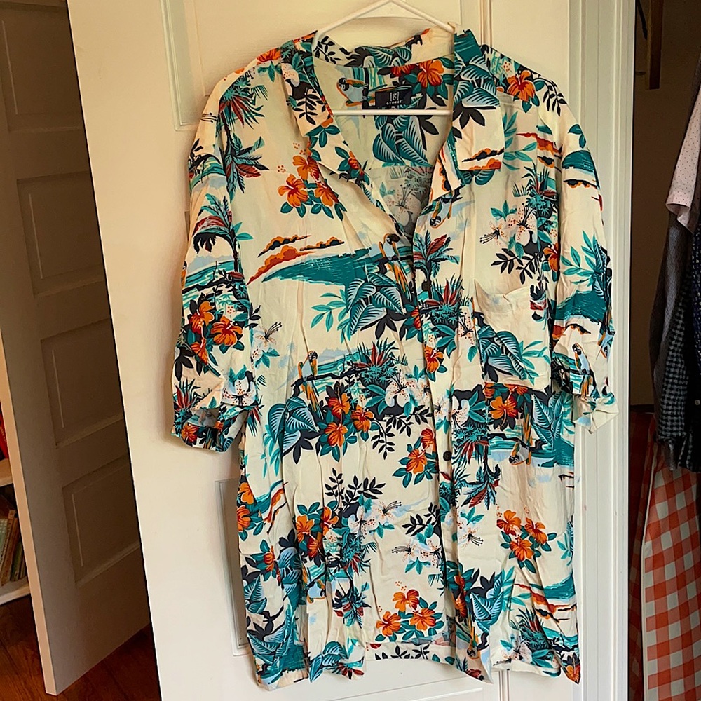 Oversized Hawaiian shirt